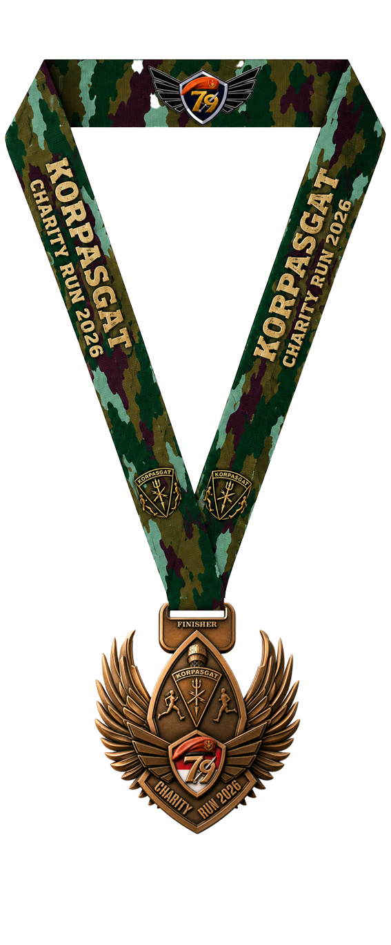 Finisher Medal Korpasgat Charity Run 2026